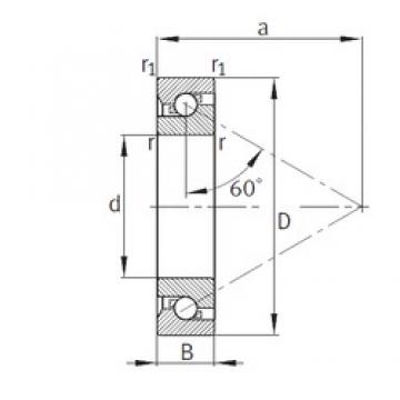 20 mm x 47 mm x 15 mm  FAG BSB020047-T Eco-friendly Super Rodamientos de bolas de contacto angular de alta velocidad