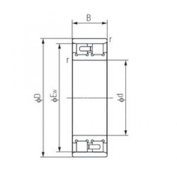 130 mm x 200 mm x 52 mm  NACHI NN3026 DBB, DFF, DBT, DFT, DTT, rodamientos de precisión Quadruplex