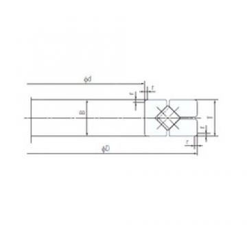 200 mm x 285 mm x 30 mm  NACHI 200XRGV028 ACTBB sellado para rodamiento de soporte de tornillo de bola