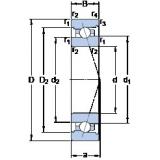 95 mm x 130 mm x 18 mm  SKF 71919 CB/HCP4A Husillo de alta precisión para cojinetes de torno