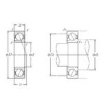 20 mm x 47 mm x 14 mm  NTN 5S-BNT204 Husillo de alta precisión para cojinetes de torno