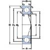 10 mm x 19 mm x 5 mm  SKF 71800 CD/HCP4 Diseño especial 60 ° ángulo de contacto Rodamientos de precisión