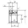 60 mm x 85 mm x 13 mm  NSK 60BER19XE ACTBB sellado para rodamiento de soporte de tornillo de bola