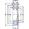 100 mm x 150 mm x 24 mm  SKF 7020 ACE/HCP4A Diseño especial de jaula de poliamida Rodamientos de precisión