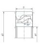 17 mm x 47 mm x 15 mm  NACHI 17TAB04 DBB, DFF, DBT, DFT, DTT, rodamientos de precisión Quadruplex