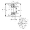 25 mm x 75 mm x 28 mm  INA ZKLF2575-2RS Grease-lubricated sealed Rodamientos de bolas de contacto angular de alta velocidad