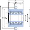 SKF FBSA 204/QBC Cabeza de trabajo Rodamiento de husillo