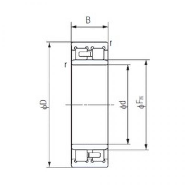 110 mm x 150 mm x 40 mm  NACHI NNU4922 DBB, DFF, DBT, DFT, DTT, rodamientos de precisión Quadruplex #1 image