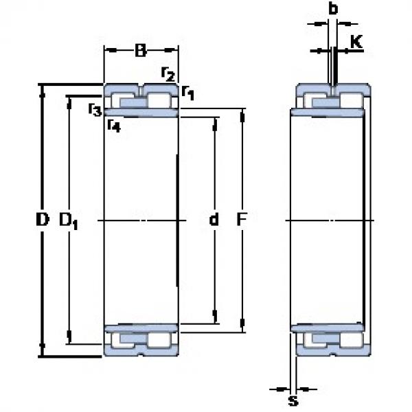 240 mm x 320 mm x 80 mm  SKF NNU 4948 BK/SPW33 aplicaciones aeroespaciales Rodamientos de precisión #1 image