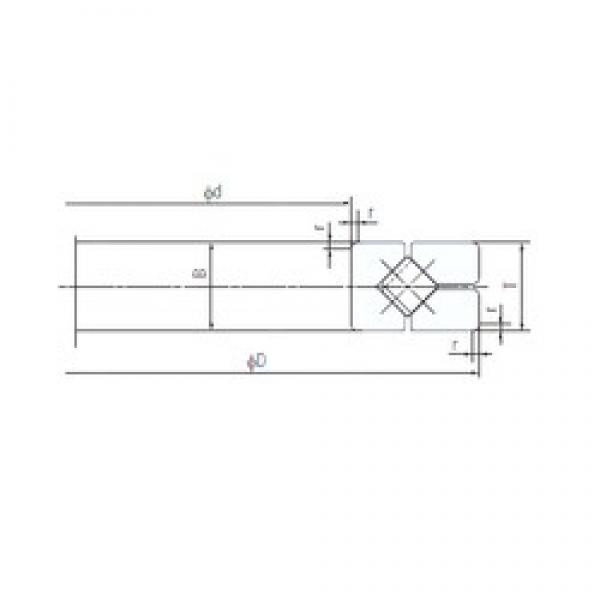 200 mm x 285 mm x 30 mm  NACHI 200XRGV028 ACTBB sellado para rodamiento de soporte de tornillo de bola #1 image