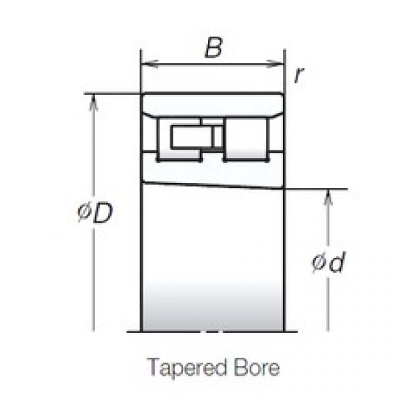 80 mm x 125 mm x 34 mm  NSK NN3016MBKR ACTBB sellado para rodamiento de soporte de tornillo de bola #1 image