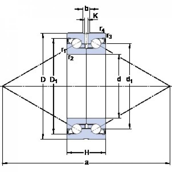 SKF BEAS 012042-2RZ Husillo de alta precisión para cojinetes de torno #1 image