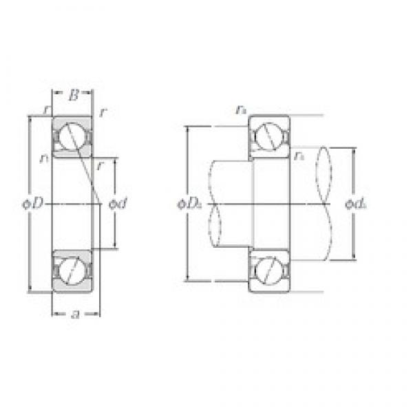 17 mm x 40 mm x 12 mm  NTN 5S-BNT203 Cabeza de trabajo Rodamiento de husillo #1 image