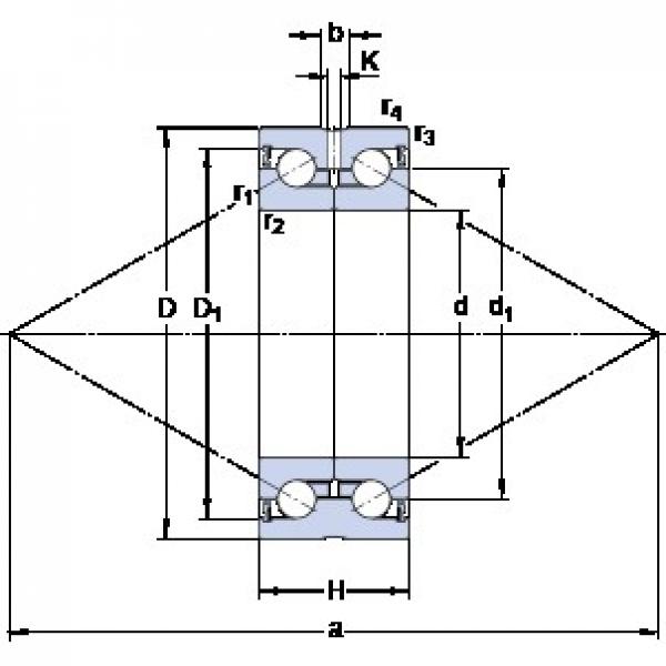 SKF BEAS 012042-2RS Cabeza de trabajo Rodamiento de husillo #1 image