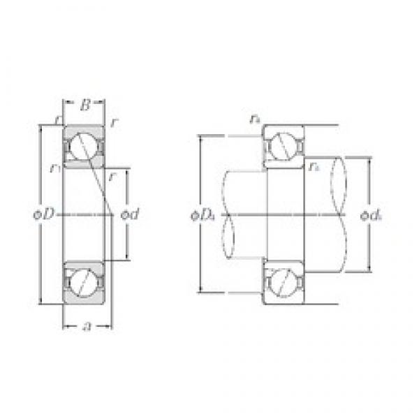 10 mm x 30 mm x 9 mm  NTN BNT200 Diseño especial 60 ° ángulo de contacto Rodamientos de precisión #1 image