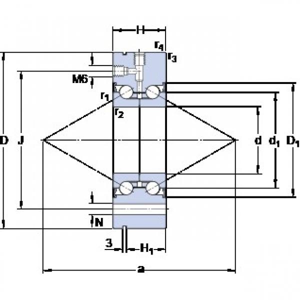 SKF BEAM 030100-2RS Disposición dúplex consecutiva Rodamientos #1 image