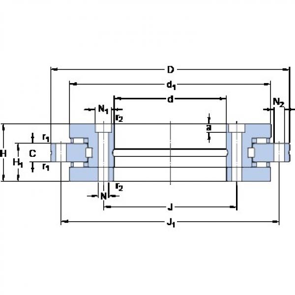 SKF NRT 580 A Eco-friendly Super Rodamientos de bolas de contacto angular de alta velocidad #1 image